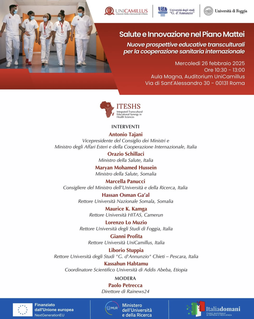 Salute e innovazione nel Piano Mattei: nuove prospettive educative e transculturali per la cooperazione sanitaria internazionale